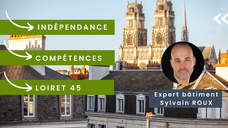Sylvain Roux, expert bâtiment dans le Loiret